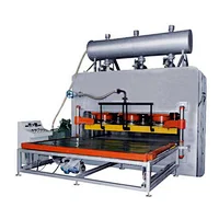 super September promotion 2800T short cycle melamine laminating hot press machine double sides PB laminating machine