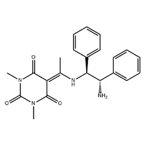 5-[1-[[(1S,2S)-2-Amino-1,2- diphenylethyl]amino]ethylidene]-1,3-dimethyl-2,4,6- (1H,3H,5H)pyrimidinetrione