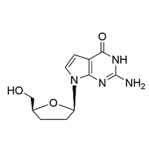 7-Deaza-2',3'-dideoxyguanosine