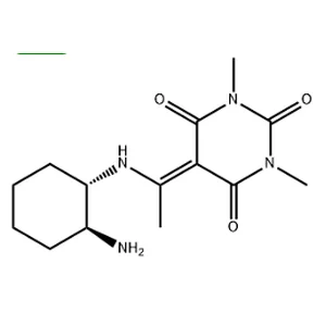 5-[1-[[(1S,2S)-2-Aminocyclohexyl]amino]ethylidene]-1,3-dimethyl-2,4,6-(1H,3H,5H)pyrimidinetrione