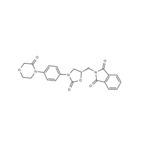 2-[[(5S)-2-Oxo-3-[4-(3-oxo-4-morpholinyl)phenyl]-5-oxazolidinyl]methyl]-1H-isoindole-1,3(2H)-dione
