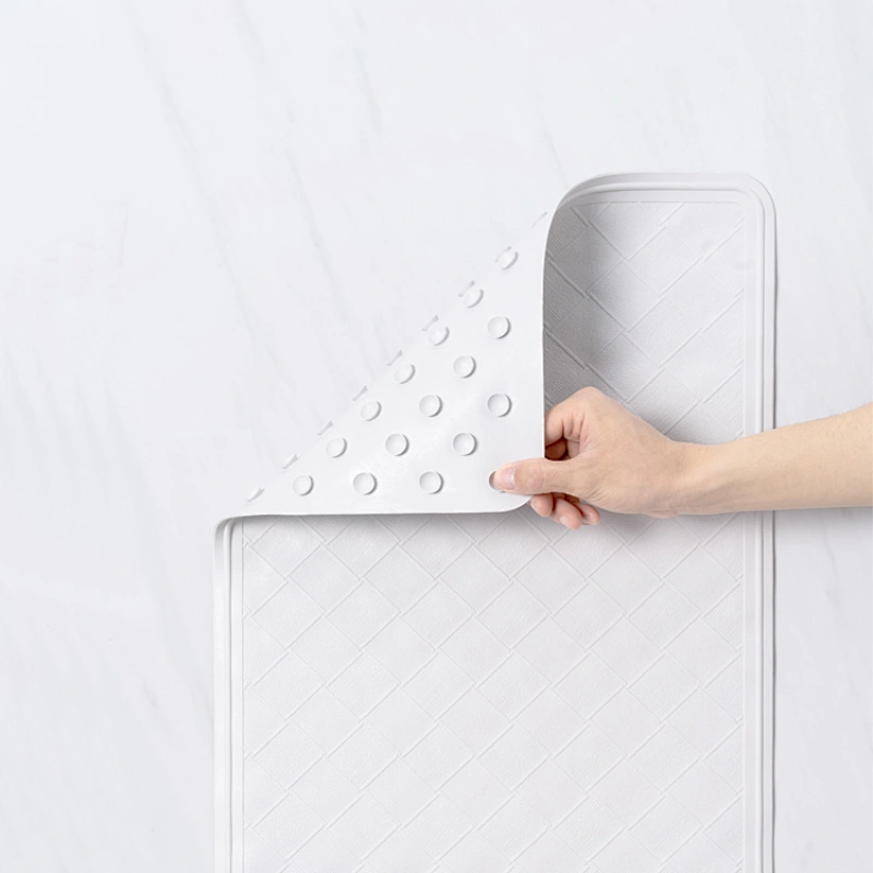 High quality bathroom silicone non-slip mat, baby bath mat with suction cup