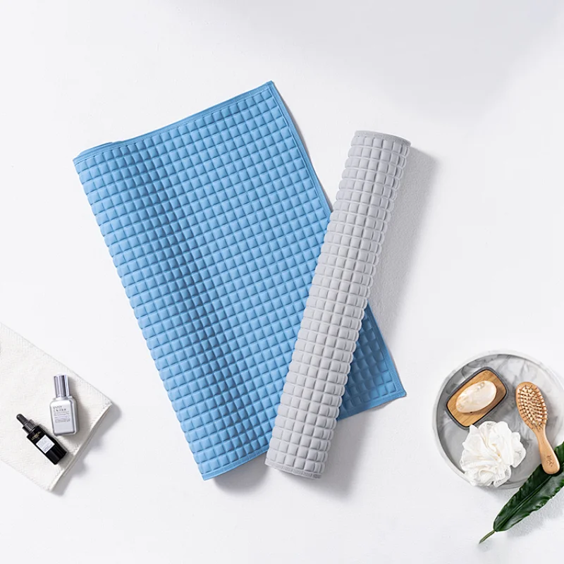 Long adult bubble bath mat comfortable quick dry