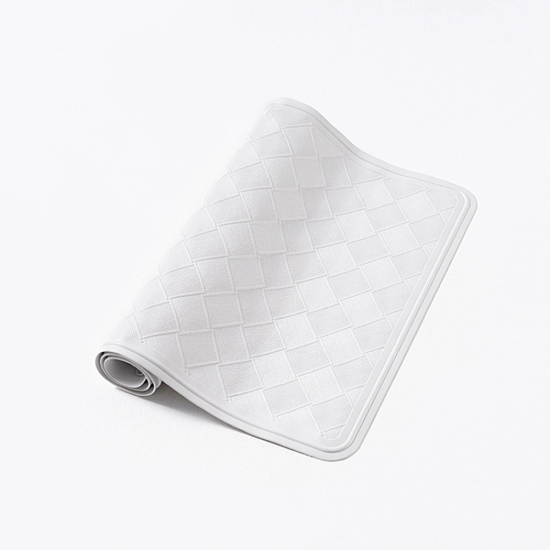 High quality bathroom silicone non-slip mat, baby bath mat with suction cup