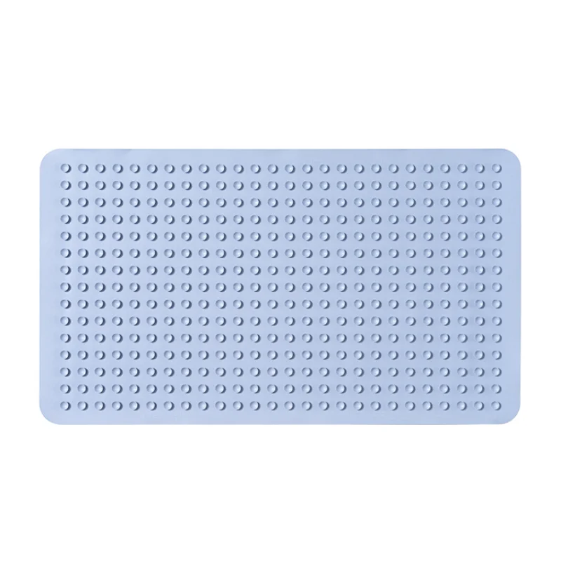 Bathroom non-slip mat soft antibacterial massage silicone bath mat with suction cup