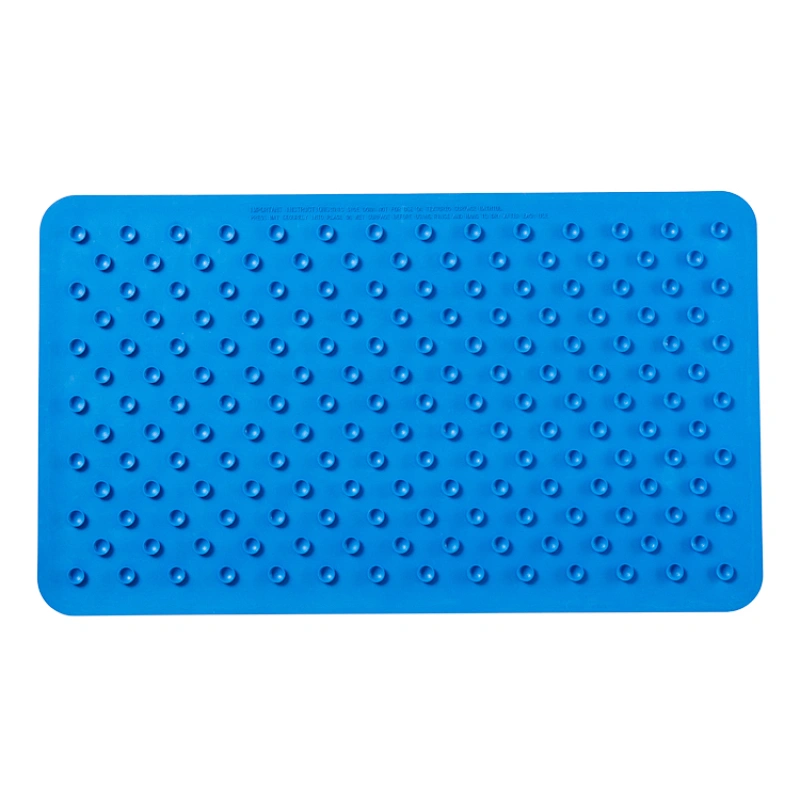 New style bathroom non-slip pad with suction cup unfortunately baby printed cartoon rubber bath pad