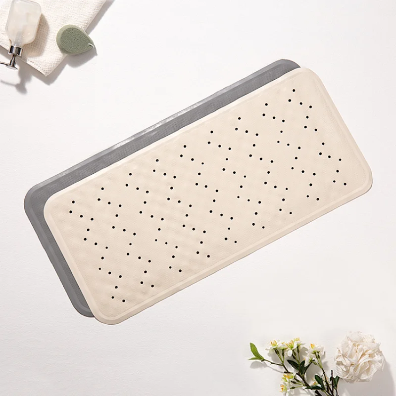 Eco-friendly Safety Non-slip Bath Tub Mat Shower Natural Rubber Bathroom Mat