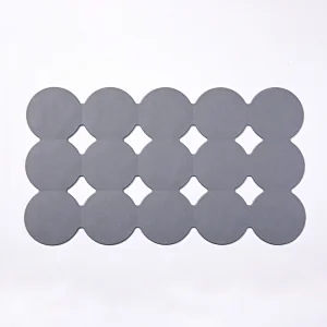 Baby bath mat non slip pad with irregular round bottom with suction cup rubber bath mat