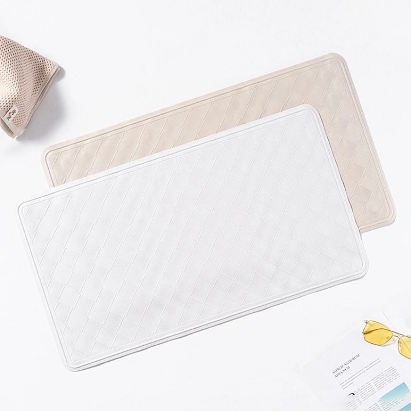 High quality bathroom silicone non-slip mat, baby bath mat with suction cup