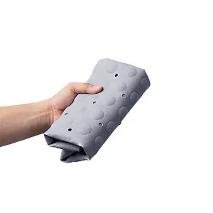 Hotel custom bathroom products with massage function non-slip bathtub bath mat with suction cup rubber bath mat