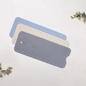 Natural rubber bathroom rubber mat for bathtub floor anti slip with suction cups