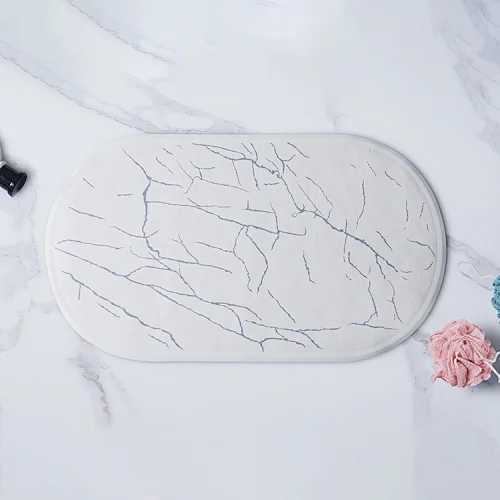Machine washable non slip bathtub mat soft rubber bathroom bath shower tub mat