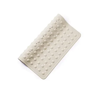Natural rubber bathroom rubber mat for bathtub floor anti slip bath mat with suction cups