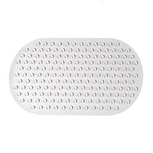 Machine washable non slip bathtub mat soft rubber bathroom bath shower tub mat