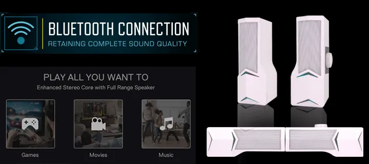Bluetooth speaker with audio out