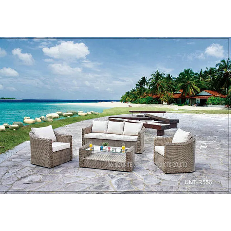 Outdoor Garden Patio Seating Sets PE Rattan / Wicker Deep Seating Furniture