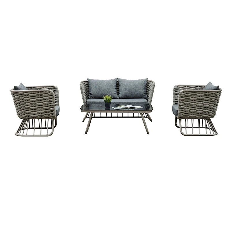 Braiding rope chair set