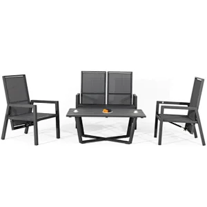 Aluminum textilene  Cylinder chair seat