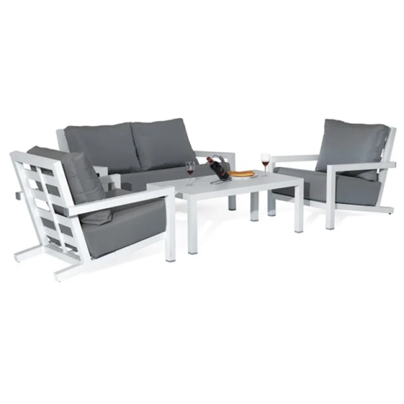Aluminum outdoor sofa seat