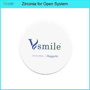 HappyZir ST Super Translucency 41% 1200Mpa dental zirconia blocks for Full Contour 98mm for open CADCAM milling system