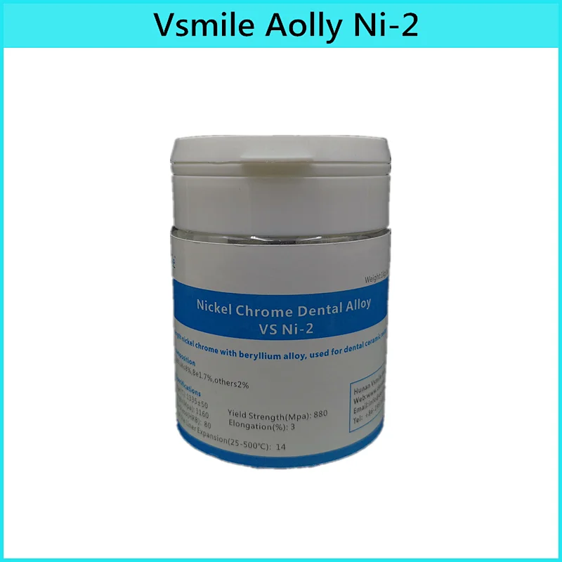 Dental Lab alloy Materials Nicr Alloy with Beryllium for Dental Ceramic Restorations