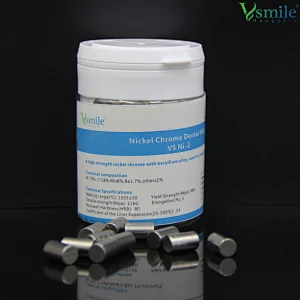 Dental Lab alloy Materials Nicr Alloy with Beryllium  for Dental Ceramic Restorations