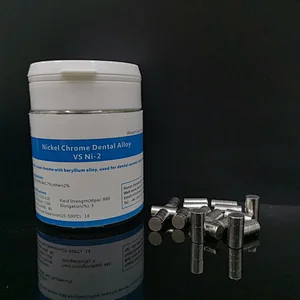Dental Lab alloy Materials Nicr Alloy with Beryllium  for Dental Ceramic Restorations