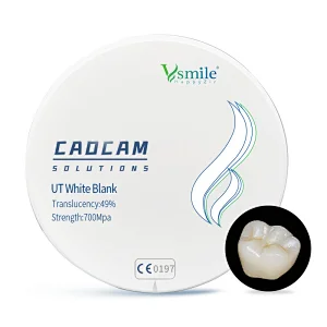 HappyZir 98mm/95mm/71mm UT Ultra translucency White zirconia disc