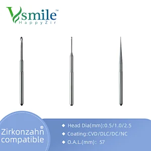 Vsmile Milling Burs Zirkonzahn M1/M5 Compatible