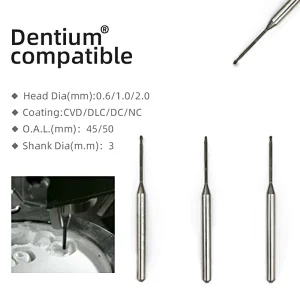 Vsmile Milling Burs Compatible with Dentium®