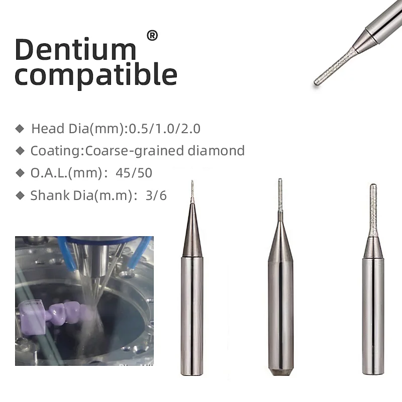 Vsmile Milling Burs Compatible with Dentium®