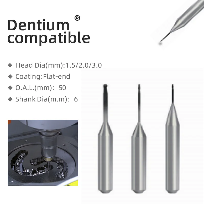 Vsmile Milling Burs Compatible with Dentium®