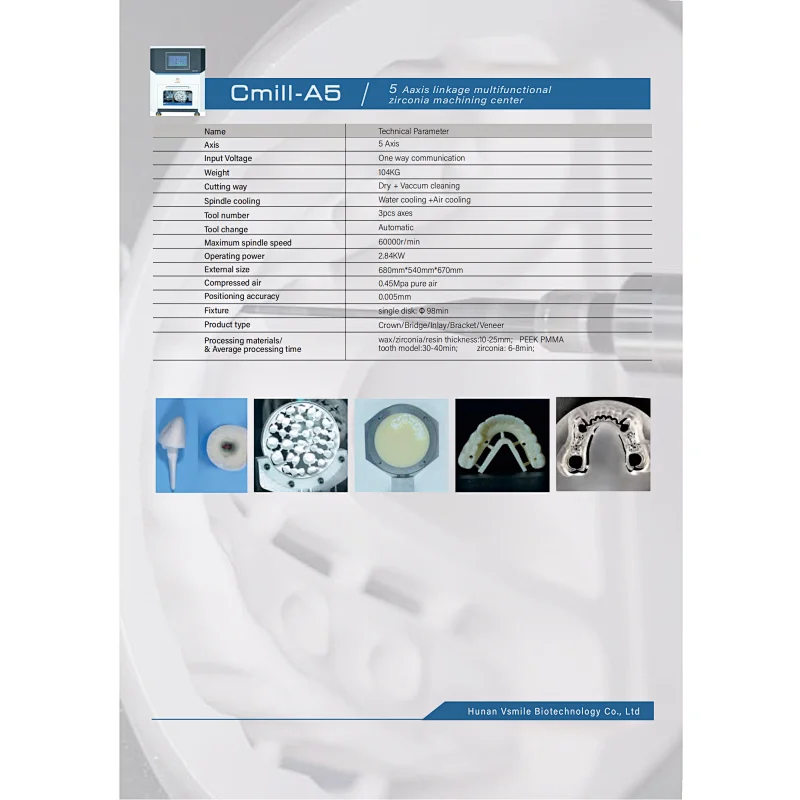Cmill-A5 5 Axis Dental Milling Machine