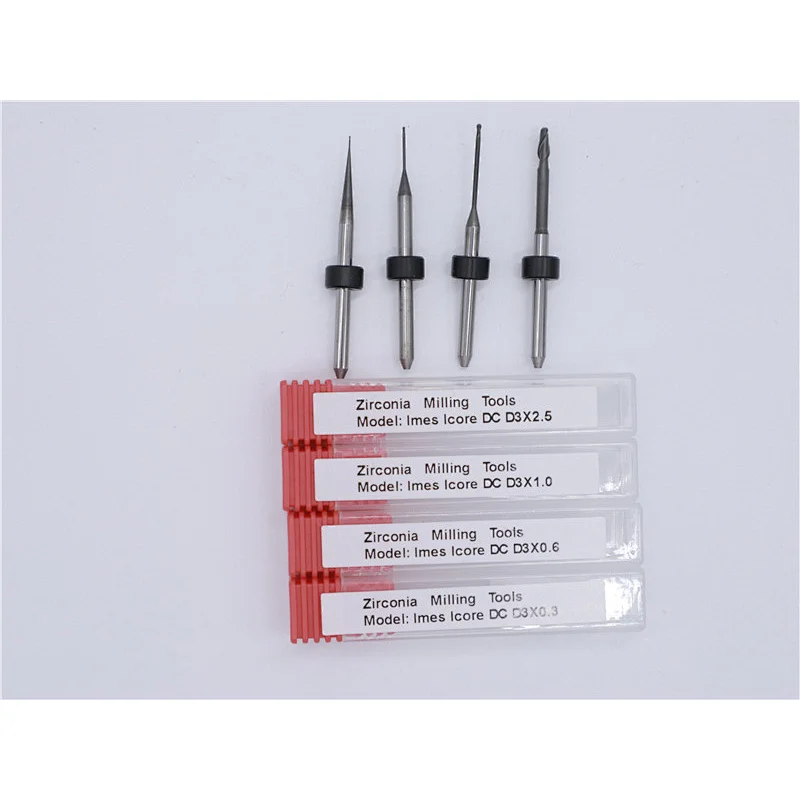 Vsmile Milling Burs Compatitable with Imes icore Zirconia/PMMA/PEEK/Wax Blank