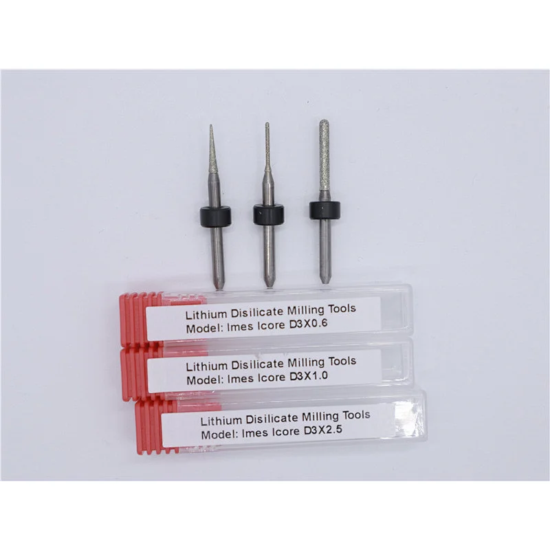 Vsmile Milling Burs Compatitable with Imes icore Zirconia/PMMA/PEEK/Wax Blank
