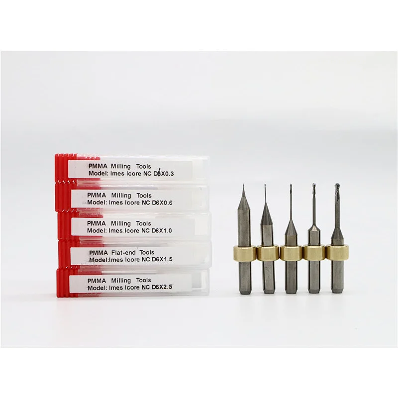 Vsmile Milling Burs Compatitable with Imes icore Zirconia/PMMA/PEEK/Wax Blank