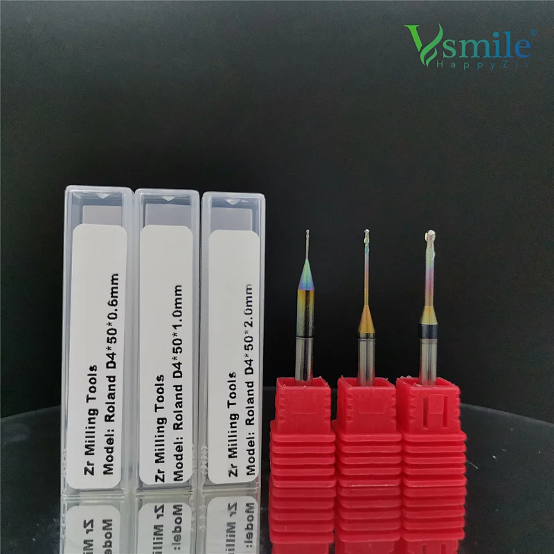 milling Burs for dental zirconia block compatitable Roland CADCAM system