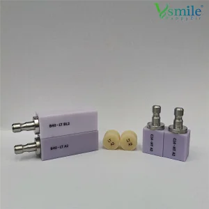 Vsmile dental materials Lithium disilicate/ glass-ceramic blocks for anterial veneer aesthetics restorations