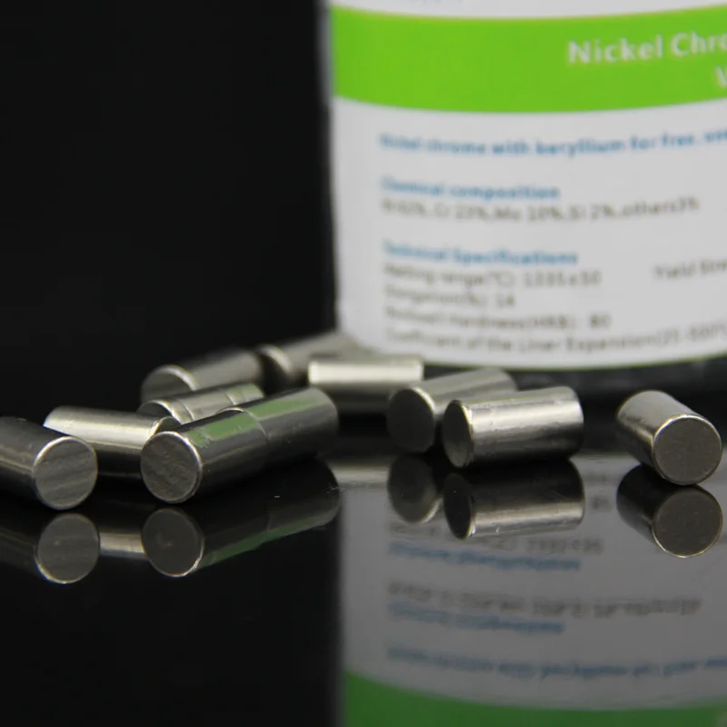 Nicr Alloy without beryllium Dental Lab Technician Materials for ceramic restorations