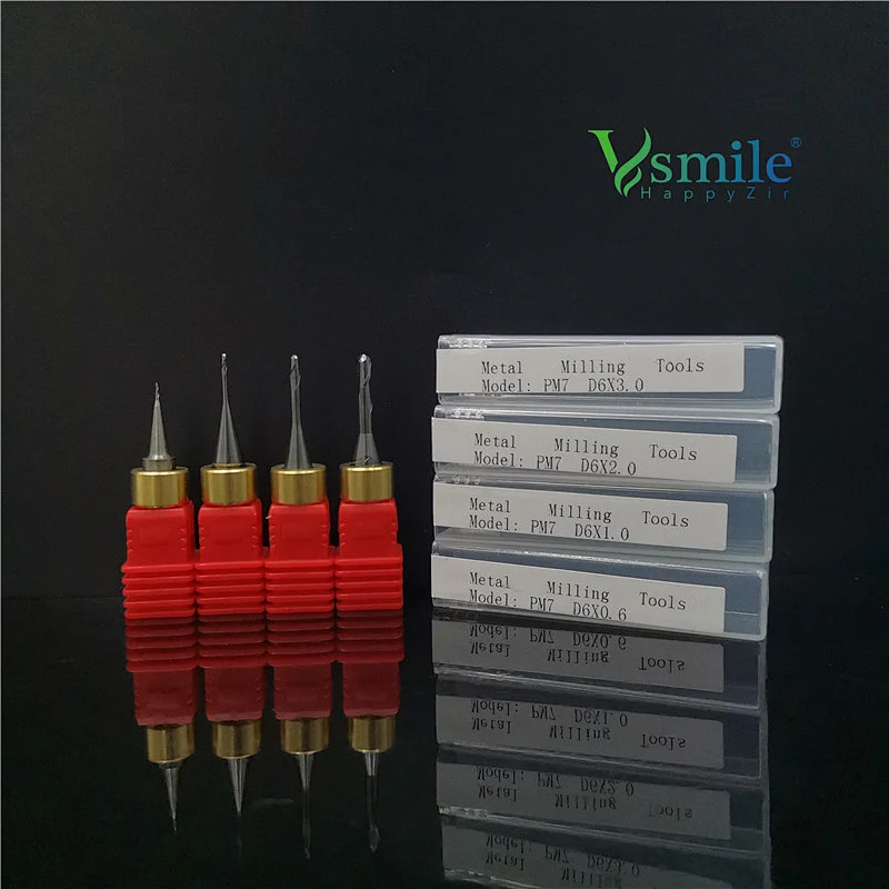 PM7 milling burs to mill metal compatible PM7 CADCAM system