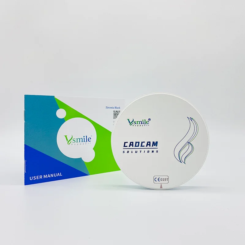 Vsmile 98mm HT White Block Dental Zirconia Block