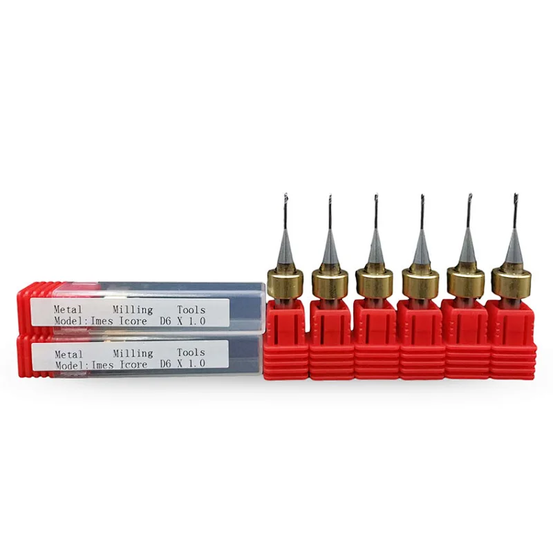 milling burs to mill Metal compatible shank 6mm Imes Icore CADCAM system for dental lab use