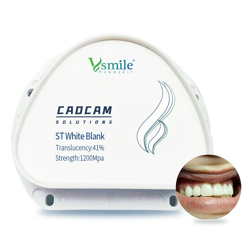 zirconia ST with Strength 1200Mpa for full contour and crown Dental Zirconia Blocks compatible Amann Girrbach CADCAM System