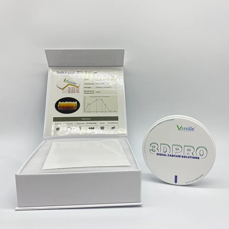 Vsmile 98mm 3D Pro Multilayer Dental Zirconia Block