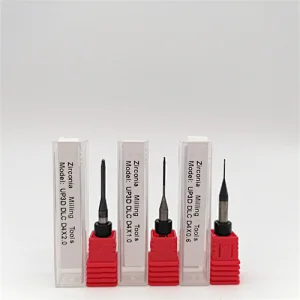 UP3D milling burs with DC DLC CVD coating