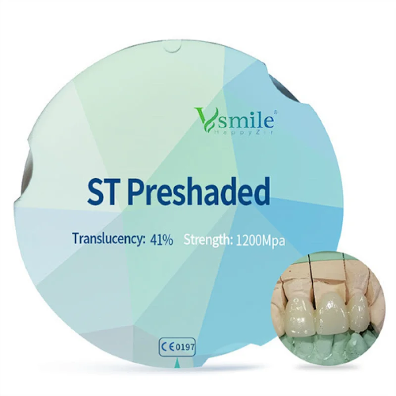 Hight Strenght 95mm Colored Zirconia Block for 95mm zirkonzahn System in Dental Laboratory with
