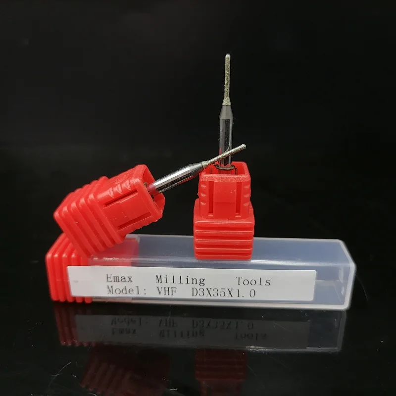 VHF milling burs to mill zirconia PMMA glass ceramic dental lab