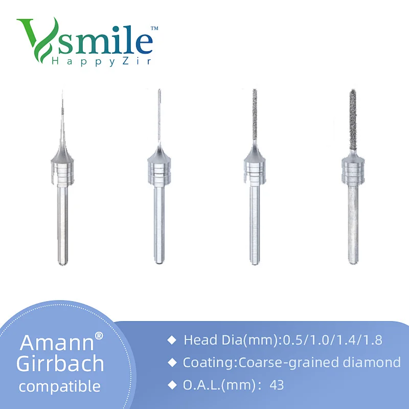 Vsmile Lithium Disilicate milling burs Amann Girrbach