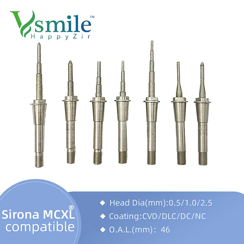 Vsmile Sirona MCXL milling burs