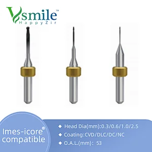 dental imes icore milling burs for cadcam machine DC DLC CVD coating